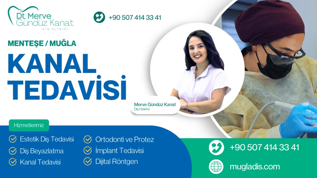 Muğla Menteşe'de modern kanal tedavisi hizmeti veren diş kliniği