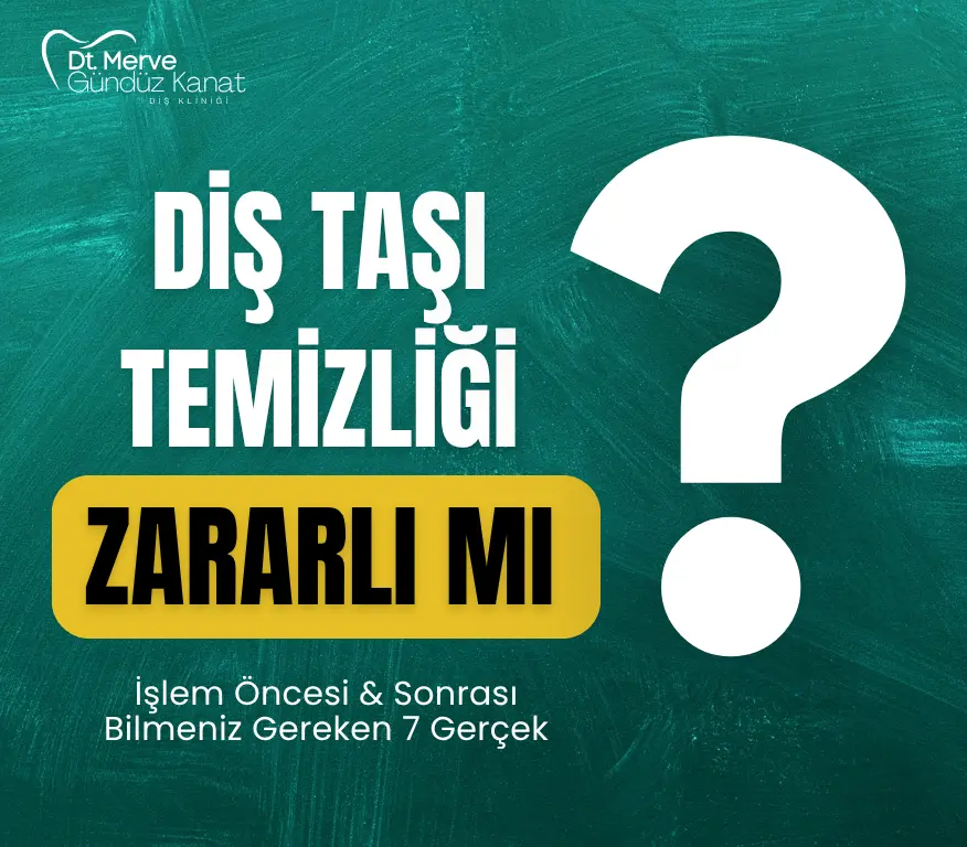 Muğla’da diş taşı temizliği süreci infografik 2025