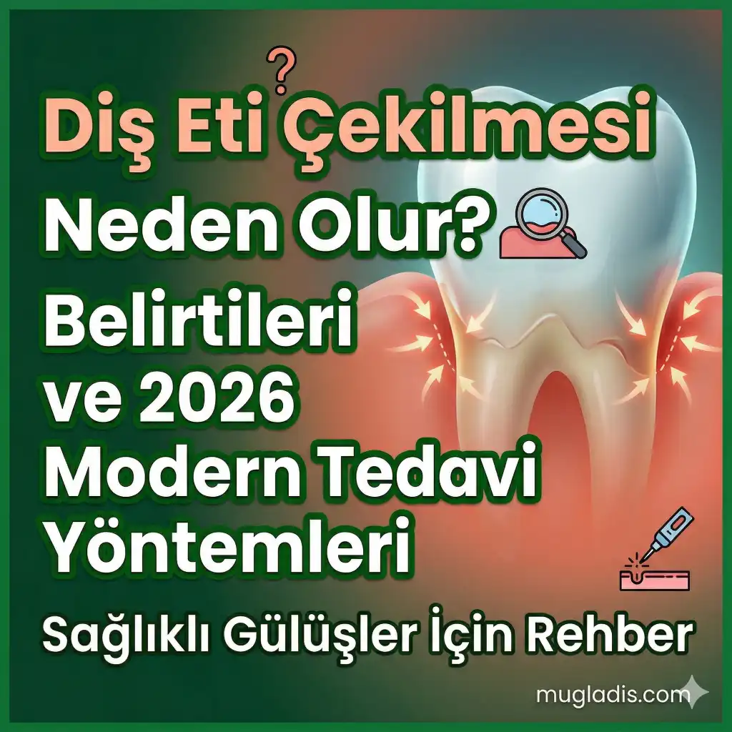 Diş eti çekilmesi nedenleri ve 2026 modern tedavi yöntemleri görsel rehberi