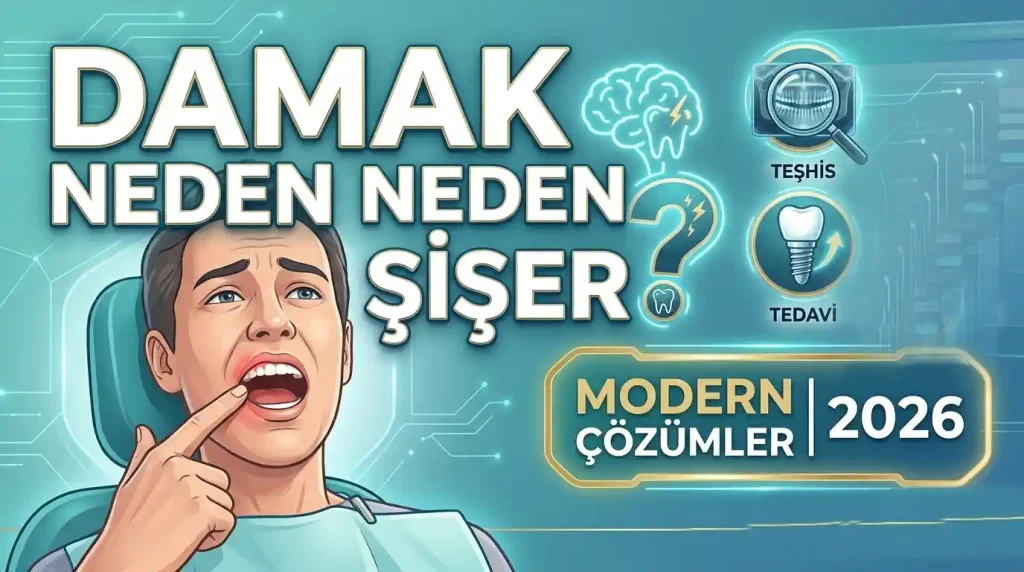 Dt. Merve Gündüz Kanat Damak Neden Şişer Modern Tedavi Rehberi 2026 İnfografik Görseli