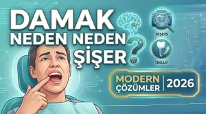 Dt. Merve Gündüz Kanat Damak Neden Şişer Modern Tedavi Rehberi 2026 İnfografik Görseli